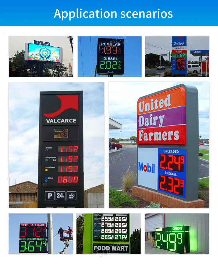 SUNPN EC-100 Control Card for Digital Display System Gas Price Sign Digital Clock