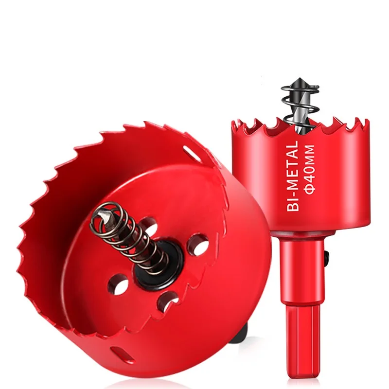 High quality tools M42 accessories high speed steel bi-metal hole saw materials hole saw set open hole wooden cutting