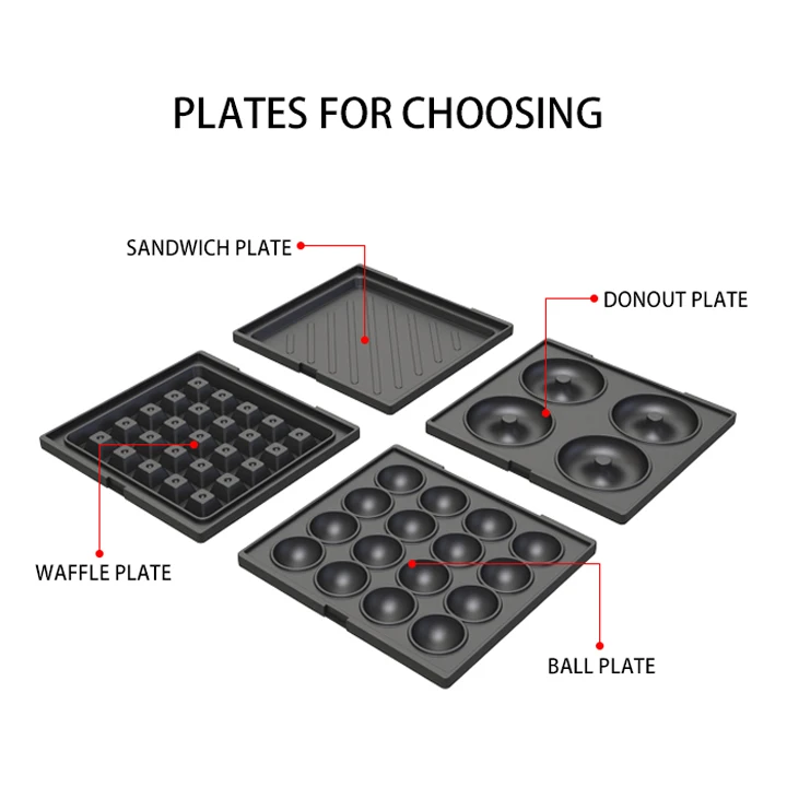 
Durable Using Low Price Electric Sandwich Maker Detachable Toster Sandwich Maker 