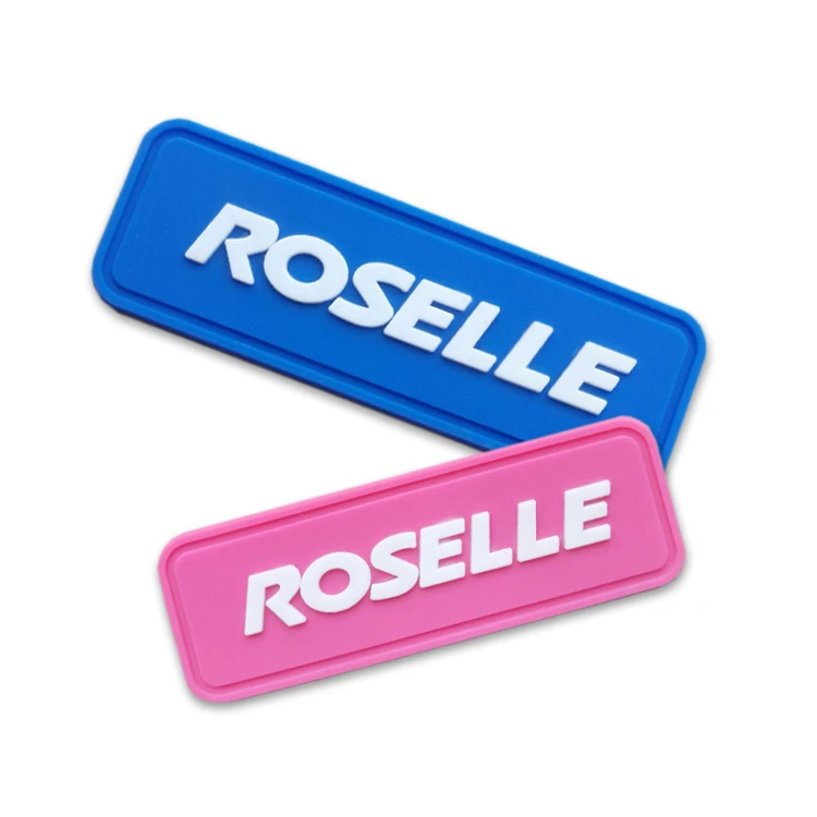 Garment Accessories Label Maker Custom Logo Soft Plastic PVC Silicon Rubber Patches