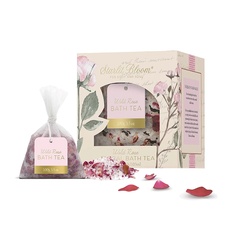 Floral Relax Tube Private Label Private label Spa Soak Natural Bath Salt With flowers Lavender