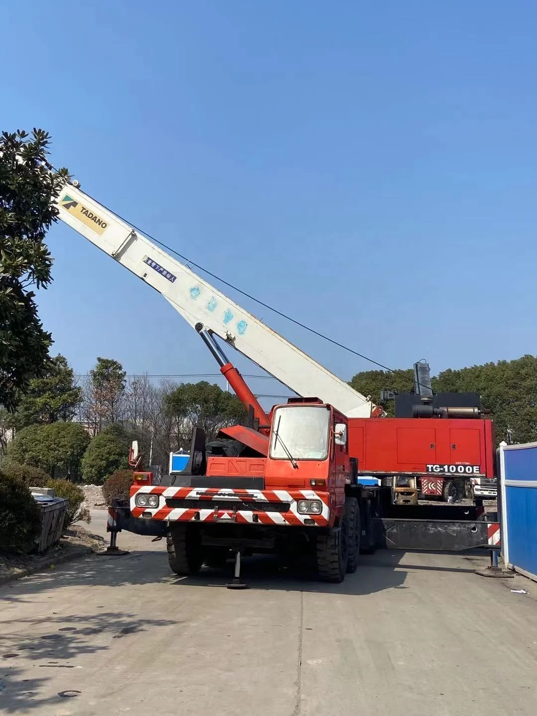 2012 model original used 100 ton tadano crane/ 100ton tadano tg1000e mobile crane at low price