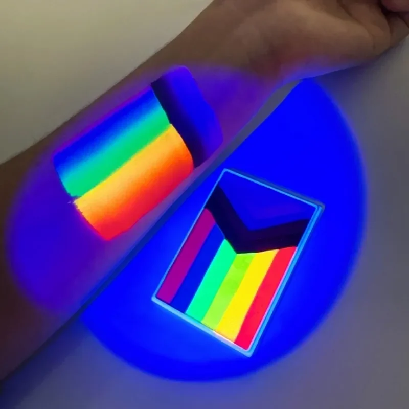 50g Rainbow Split Cake Multi Colors Face Body Paint Kits Wonderful Gift for Kids Halloween Makeup Play