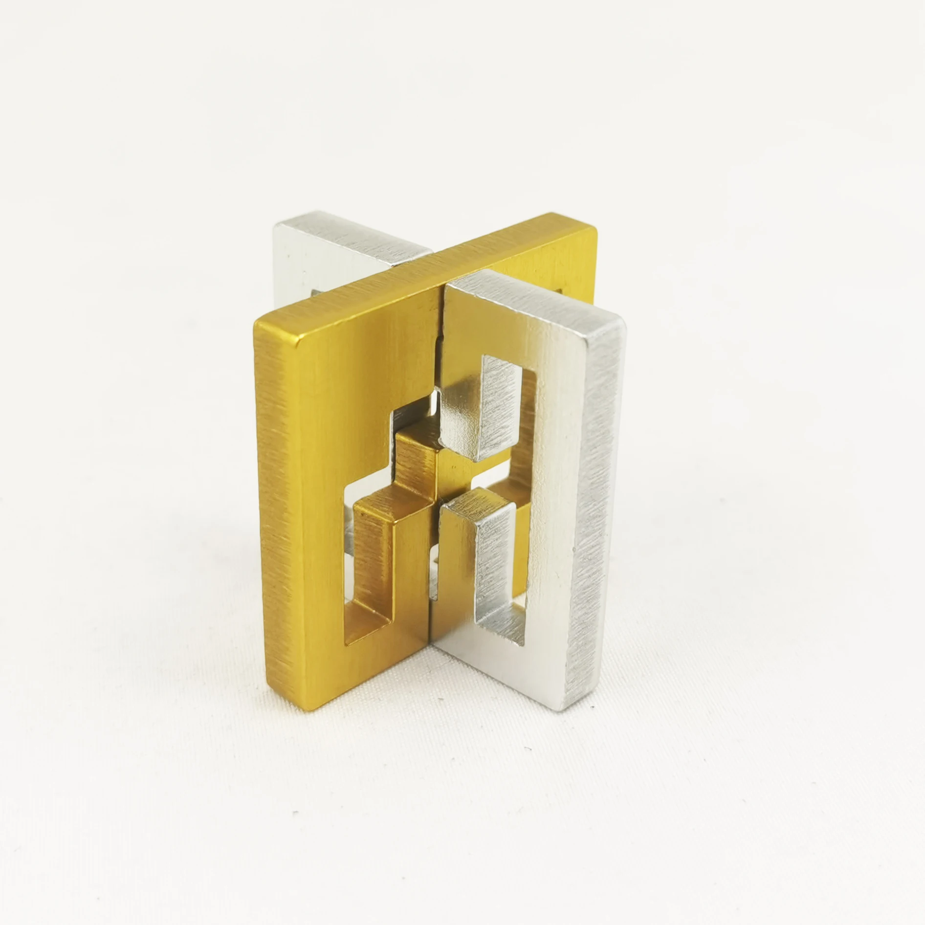 3D IQ высокое качество Luban замок интеллектуальная забавная головоломка с ручным управлением металлический мозг упражнения на заказ напечатанная модель для подарка