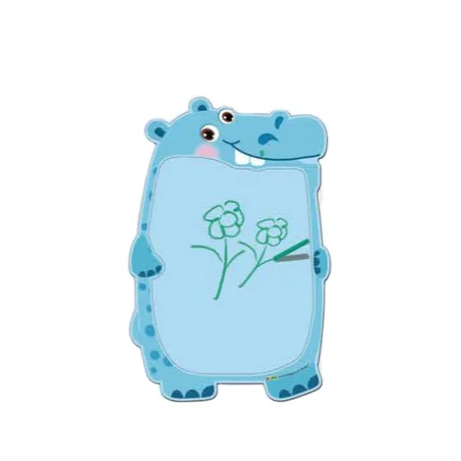 Factory direct Customized cute animal dry erase/installation magnet chalkboard/blackboard set to note/paint by children as gift