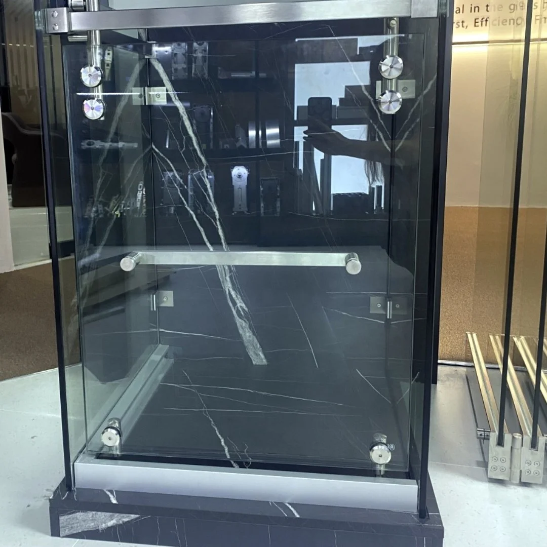 Mechanisms Glass Hanging Wheel For Box Moove Shower System Shower Glass Tube Accessories Inside Open Design Shower Door