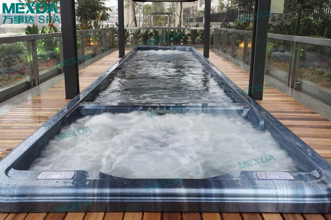 MEXDA Large 12 Meter USA Acrylic Swimming Pool Massage Spa Hot Tub Custom Outdoor Swim Spa WS-S12