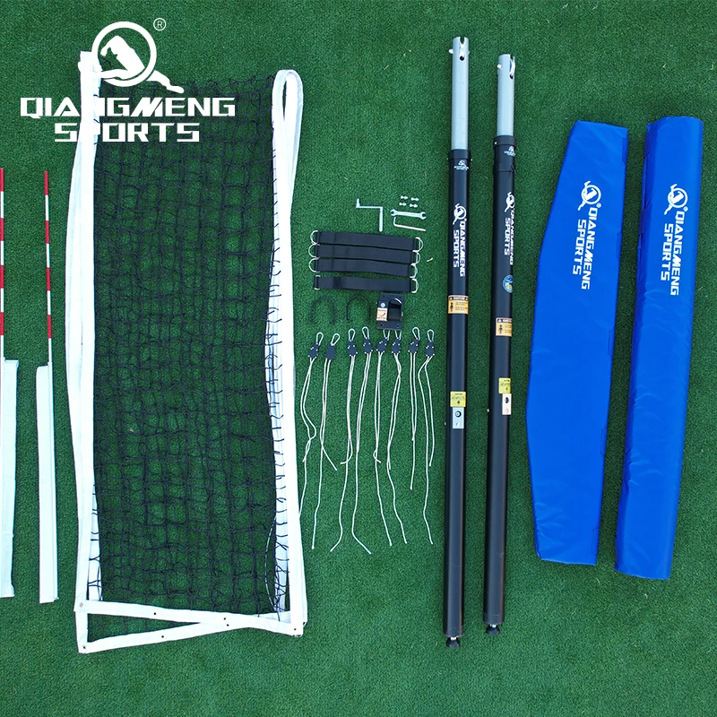 Aluminum volleyball post spring bolt is convenient to lift and lower, professional and high-quality volleyball poles