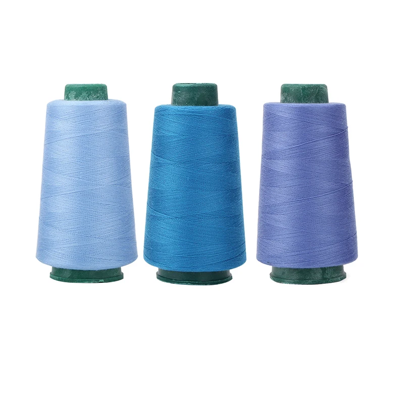 Экологически чистые нитки для шитья из полиэстера хорошего качества 45s/2