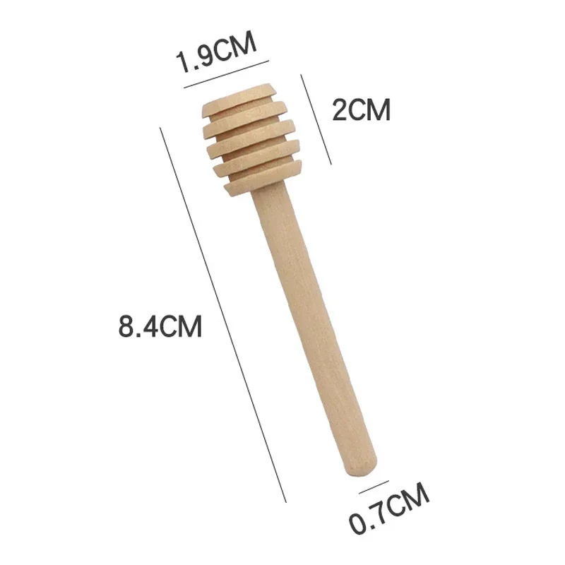 Personalized Wood Honey Stir Bar Customized Engraving Mini Wooden Honey Spoon Wedding Party Gift Kitchen Dessert Utensils