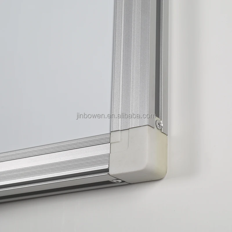 Amazon hot style dry erase board student writing board silver aluminum frame magnetic wall hanging whiteboard with marker tray