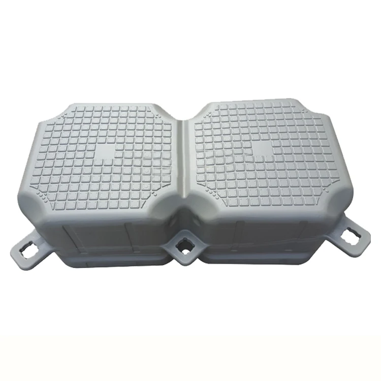 Plastic modular cube new floating pontoon dock PE bridge boat solid dock platform