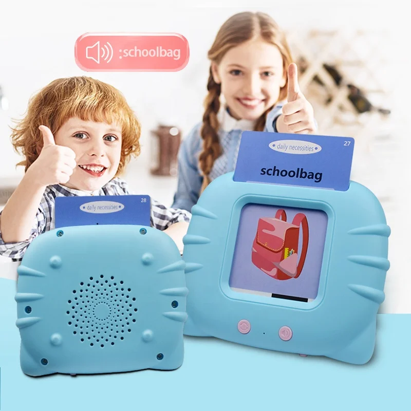 2022 Hot Sale Sight Words flash Cards Machine Educational Learning Toys for Kids