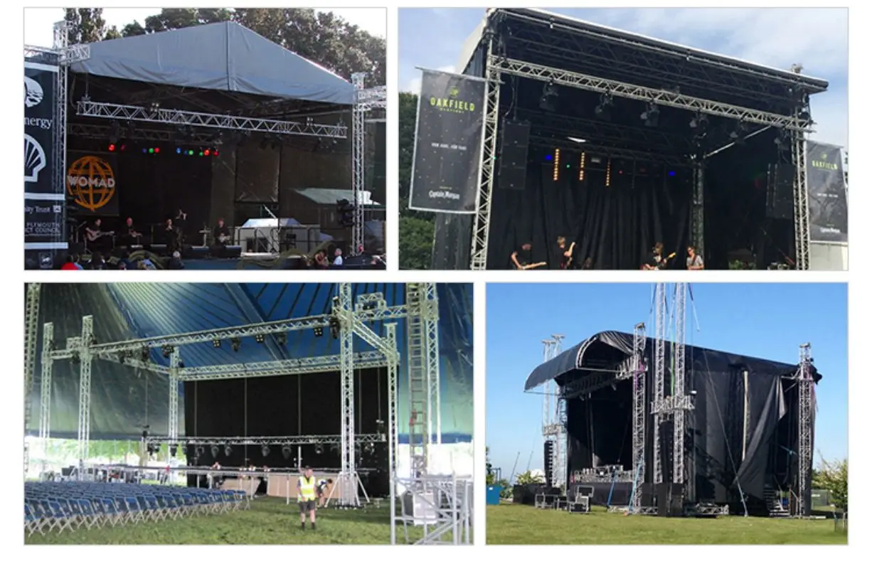Portable detachable VERSALITE aluminum event concert wedding stage platform