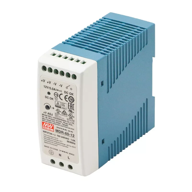 MEANWELL MDR-60-12 60W 12V 5A DIN Rail