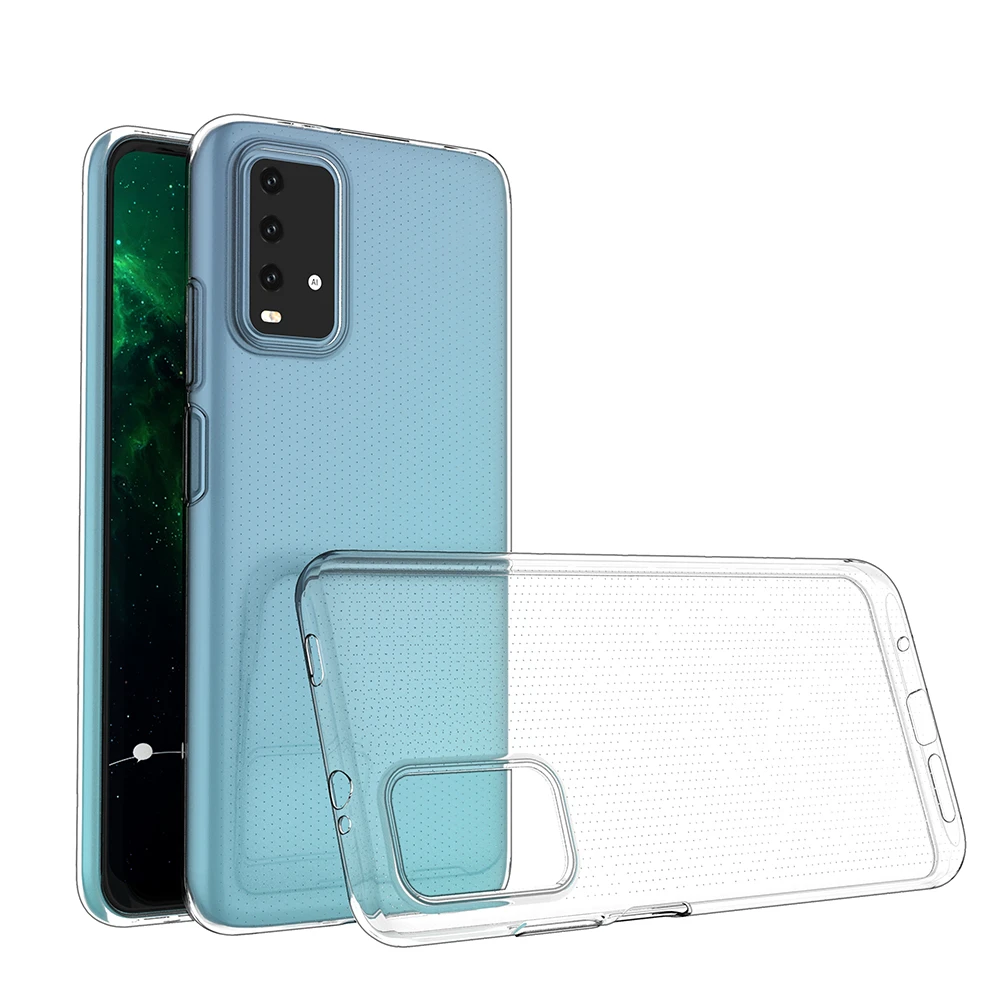 For Xiaomi Poco M3 Clear Case Ultra Slim Thin Soft Skin Phone Cases Flexible TPU Gel Rubber Cover For Xiaomi Redmi 9 Power