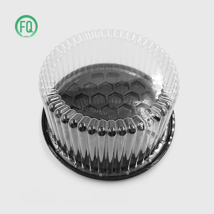 Wholesale cheaper best clear high quality packaging transparent cake box 10inch