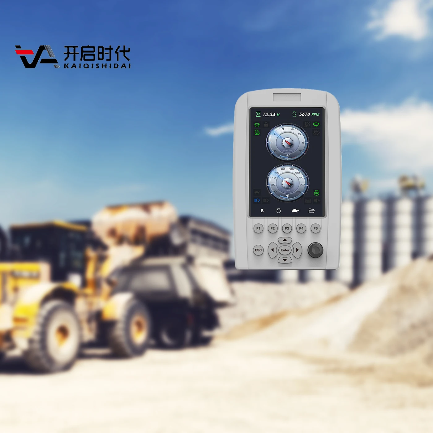 PLC Industrial Display Capacitive Touch Monitor 5.7 Inches Lcd Instrument Panel Excavator Digital Display