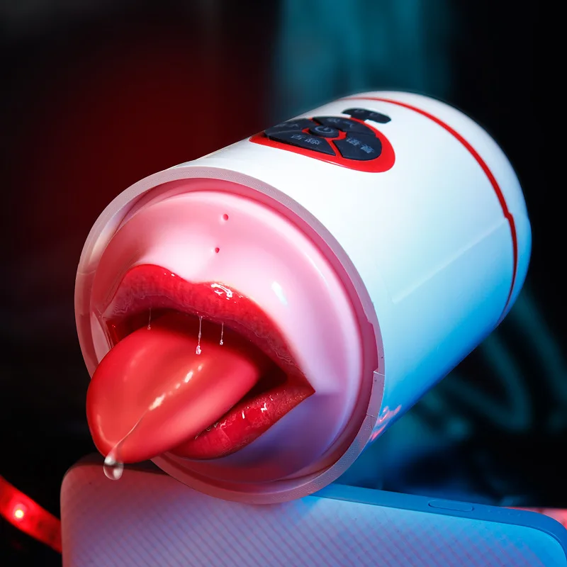 masturbators adult sex toy for man Automatic licking masturbator cup for male soft pussy sex toy vagina
