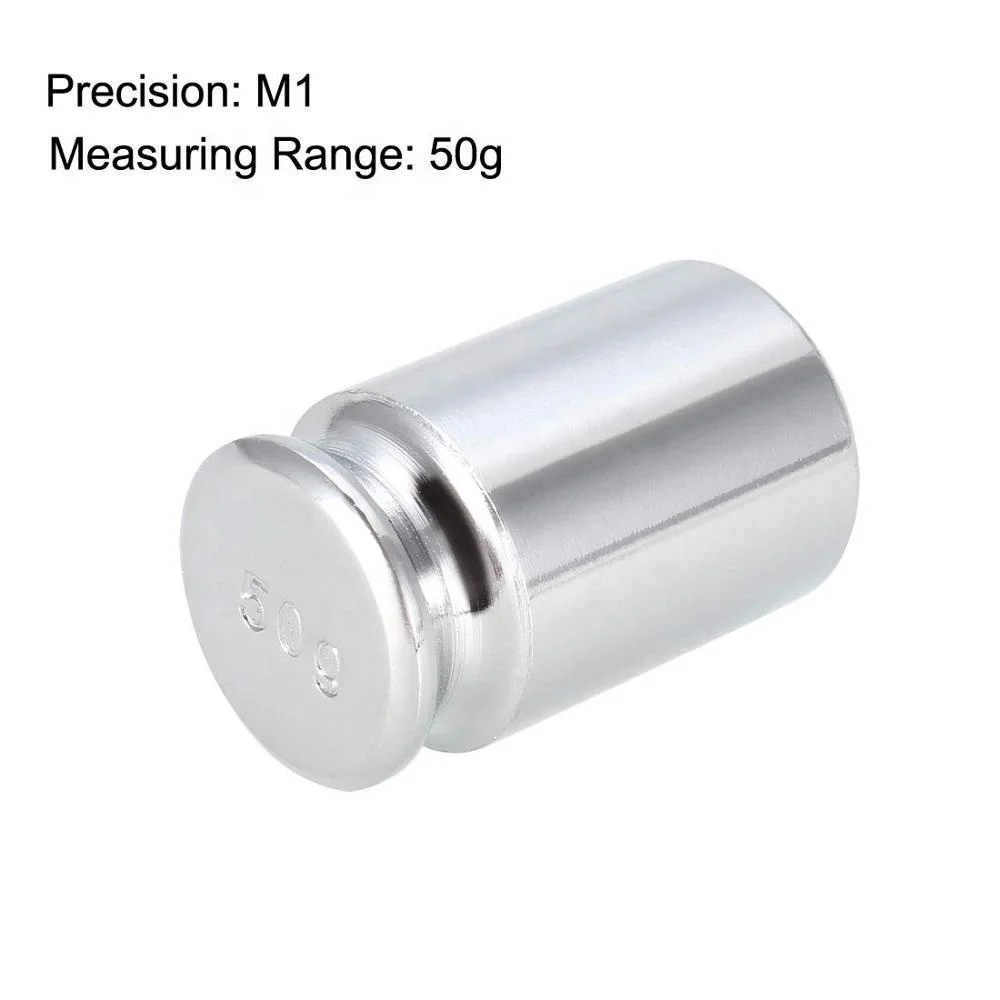 Gram Calibration Weight 50g M1 Precision Chrome Plated Steel for Digital Balance Scales