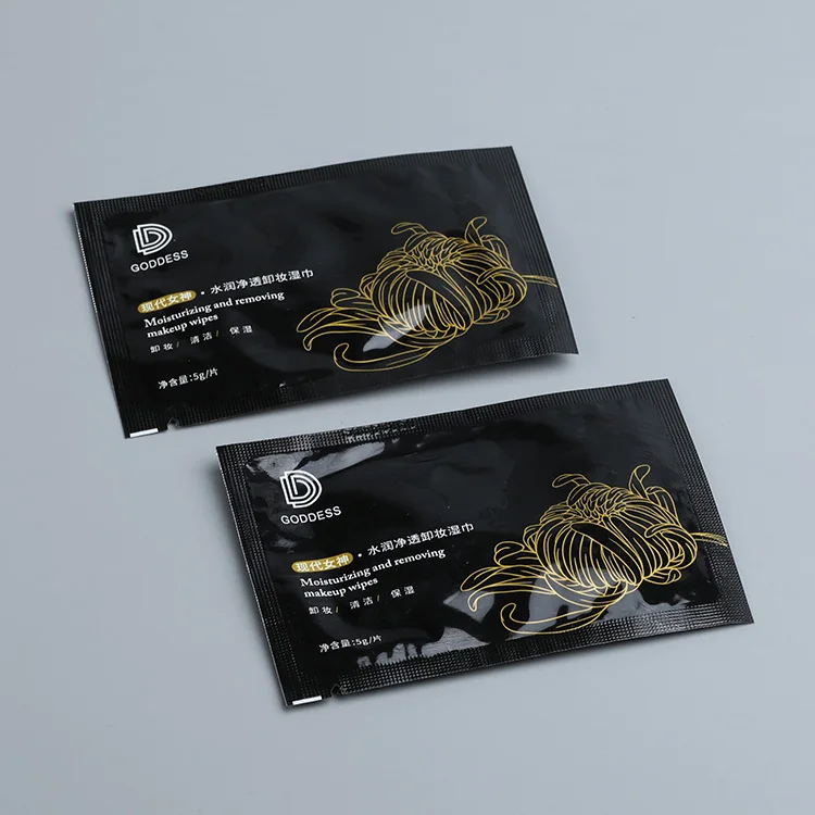 Individual Package OEM Factory Facial Private Label Makeup Remover Wet Wipes