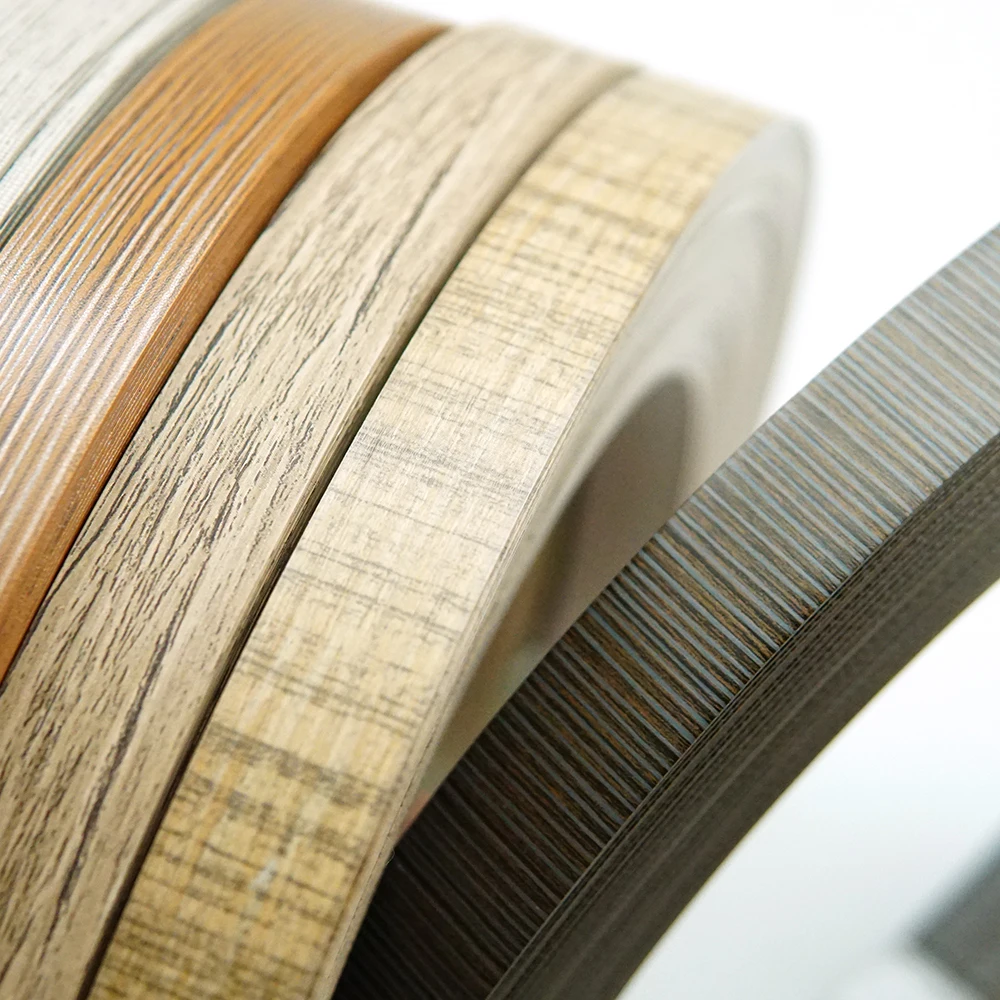 plastic strip edging mdf veneer pvc edge banding tape/strip/trim