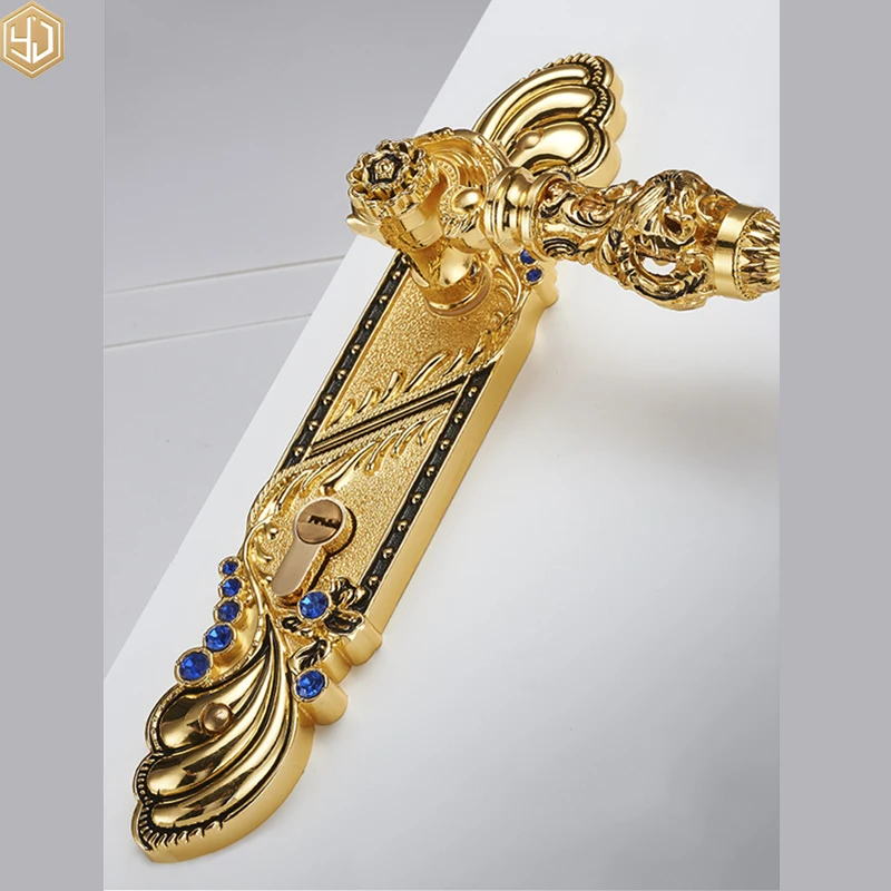 Luxury American Wooden Door Zinc Alloy Lock Silent Door Lock Universal Lock Wholesale