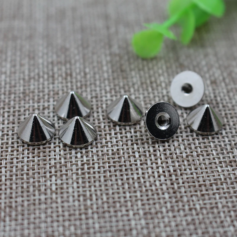 manufacturer brass metal cone shape flat head screw rivet for leather