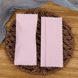 Multiple Design Fin Seal Hairline Finish Laminated Plastic Heat Sealable Small Pastry Candy Packaging Pillow Bag