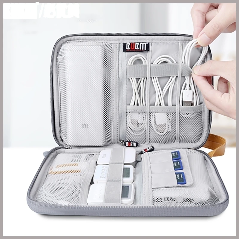 
BUBM brand Travel Eco-friendly Electronic Accessories Small Charging Organizer Cables Carry Usb Data Cable Case 