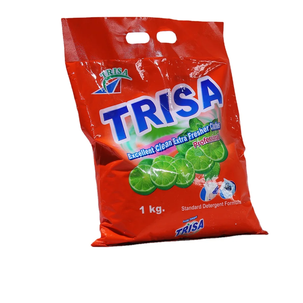 manufacturer custom cheap High foaming Natural Bagged washing powder mother powder