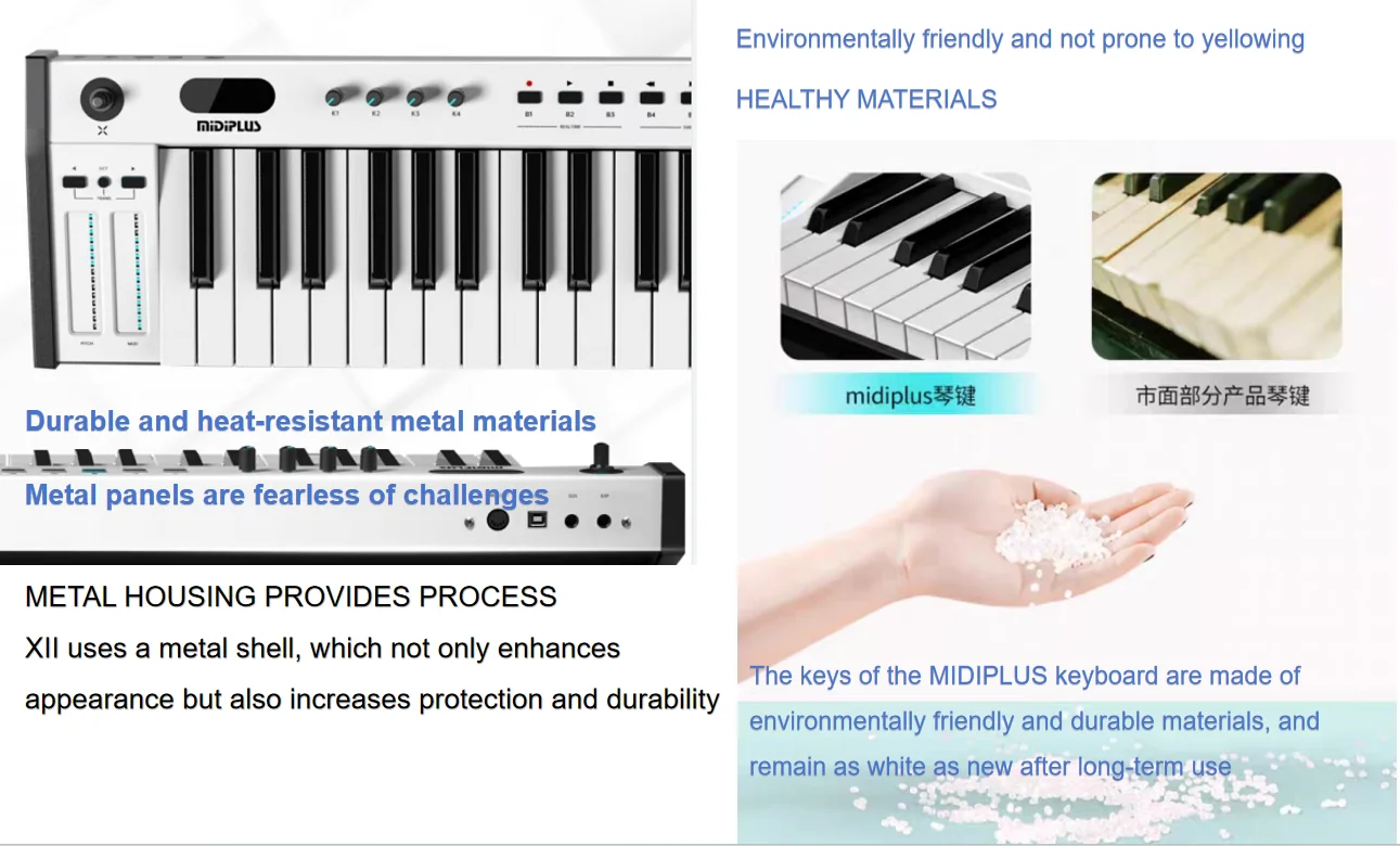 X6III 61 keys  Electronic music controller Keyboard Musical Instruments & Accessories MIDIPLUS