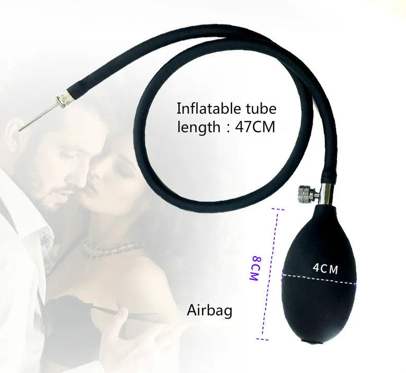 Sex Toys Silicone Huge Anus Butt Dilator Expandable Prostate Massager Women Inflatable Anal Plug Dildo Pump with Metal Ball