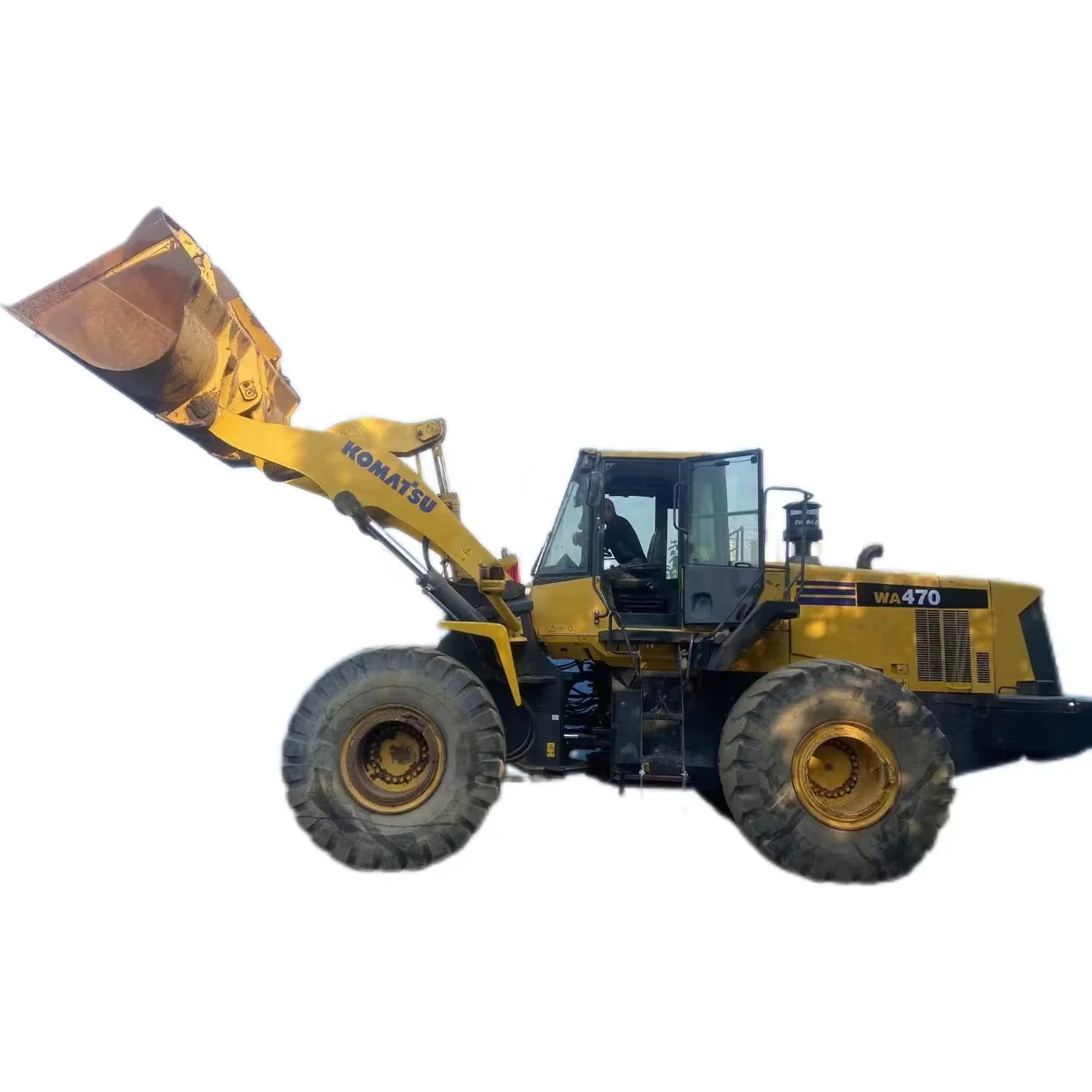 Low Price Komatsu Construction Wheel Loader WA470-6 WA470-8 Original Paint 6Ton Front Loader Core Engine Motor Components Sale