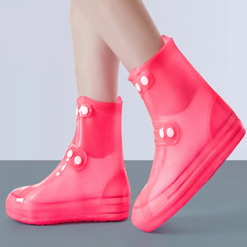 Non-slip Easy-handy Water Resistant Overshoes Outdoor Cycling Hiking Protectors Waterproof Silicone Shoe Cover for Rain