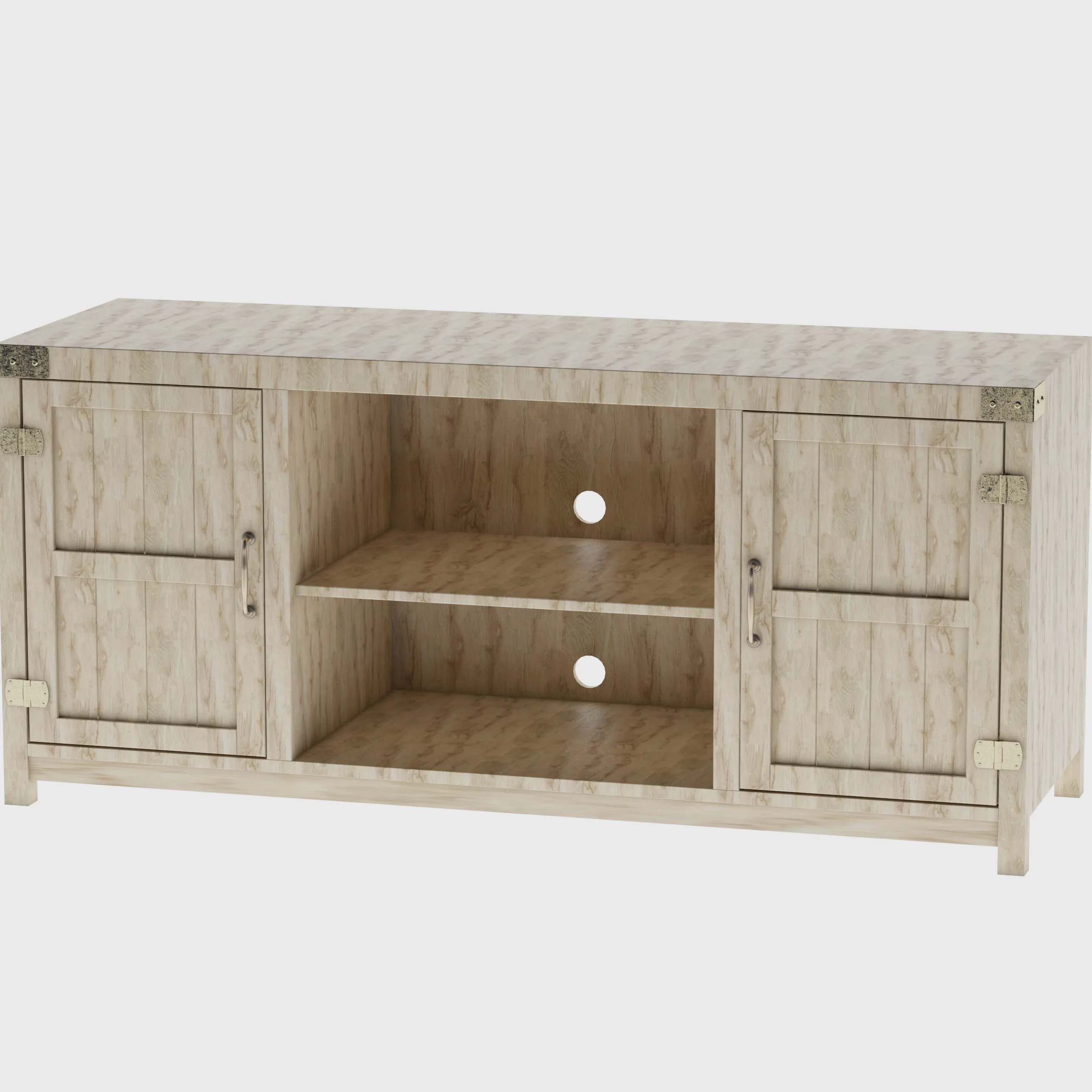 
Universal living room modern storage Cabinet TV stand with Doors and Shelves Entertainment Center 