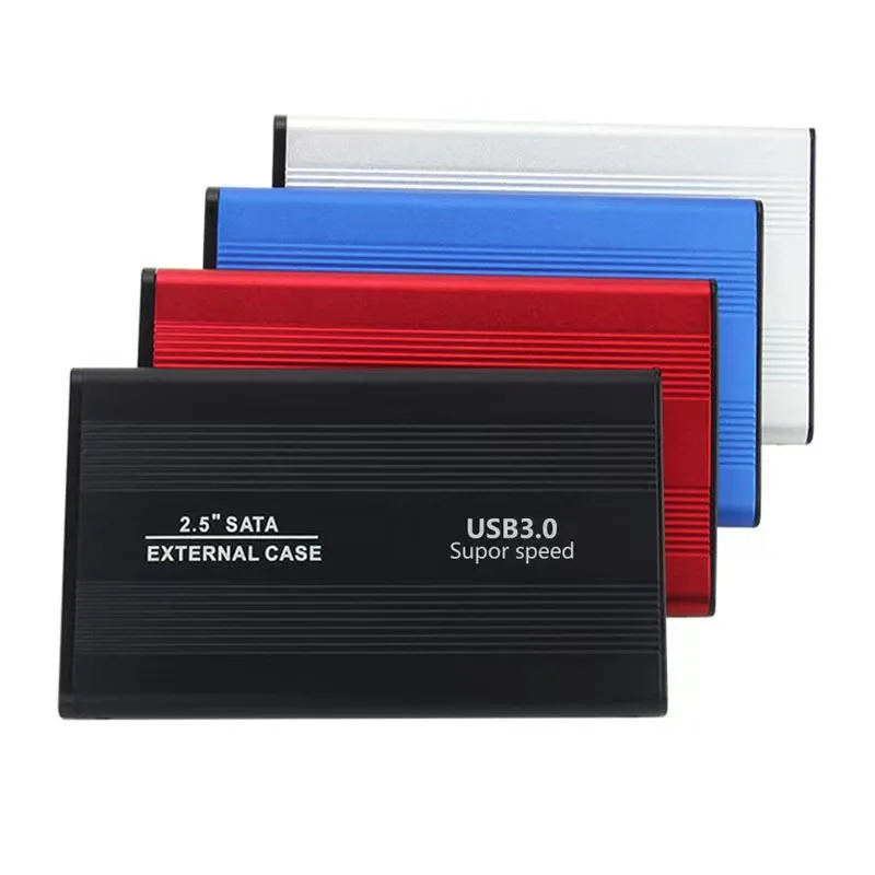2.5 inch HDD Case SATA to USB 3.0 Aluminum Alloy Hard Disk Case Metal Material External Mobile Hard Disk Case for Laptop