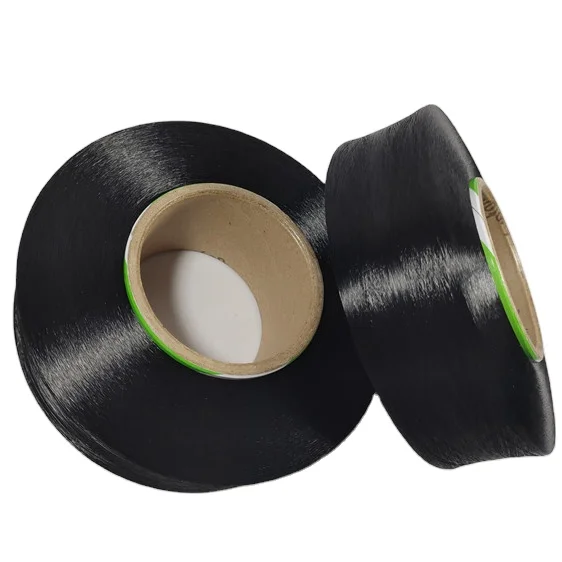 Factory supply stretch yarn nylon high stretch yarn black spandex yarn