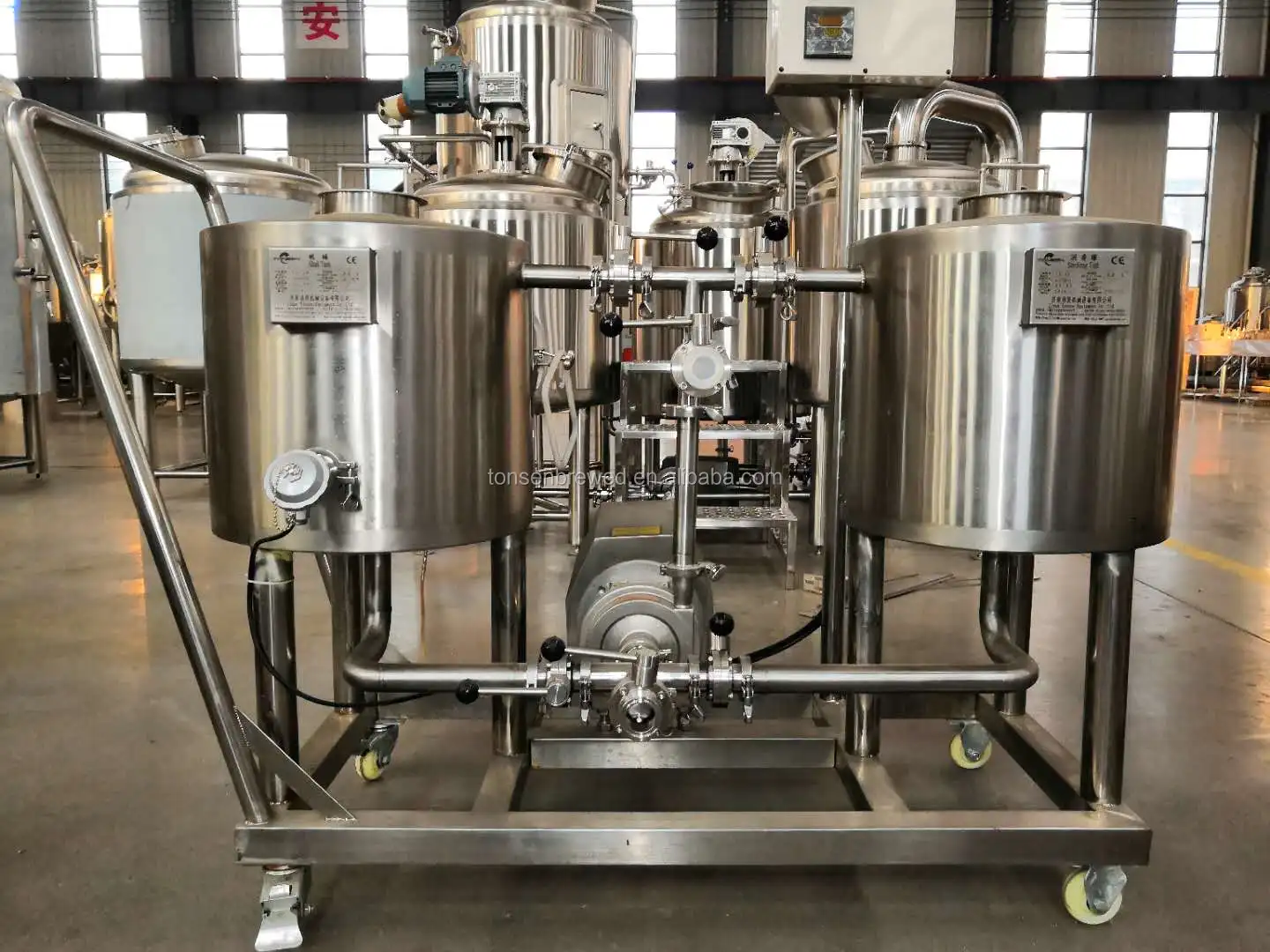 Tonsen portable brewhouse cleaning system cip system