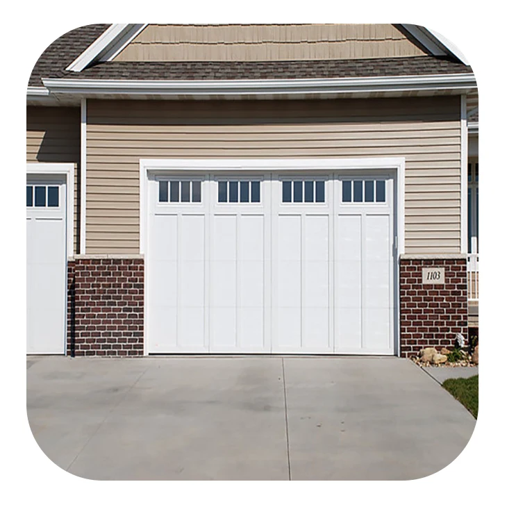 Простые домашние секционные гаражные двери с дистанционным управлением