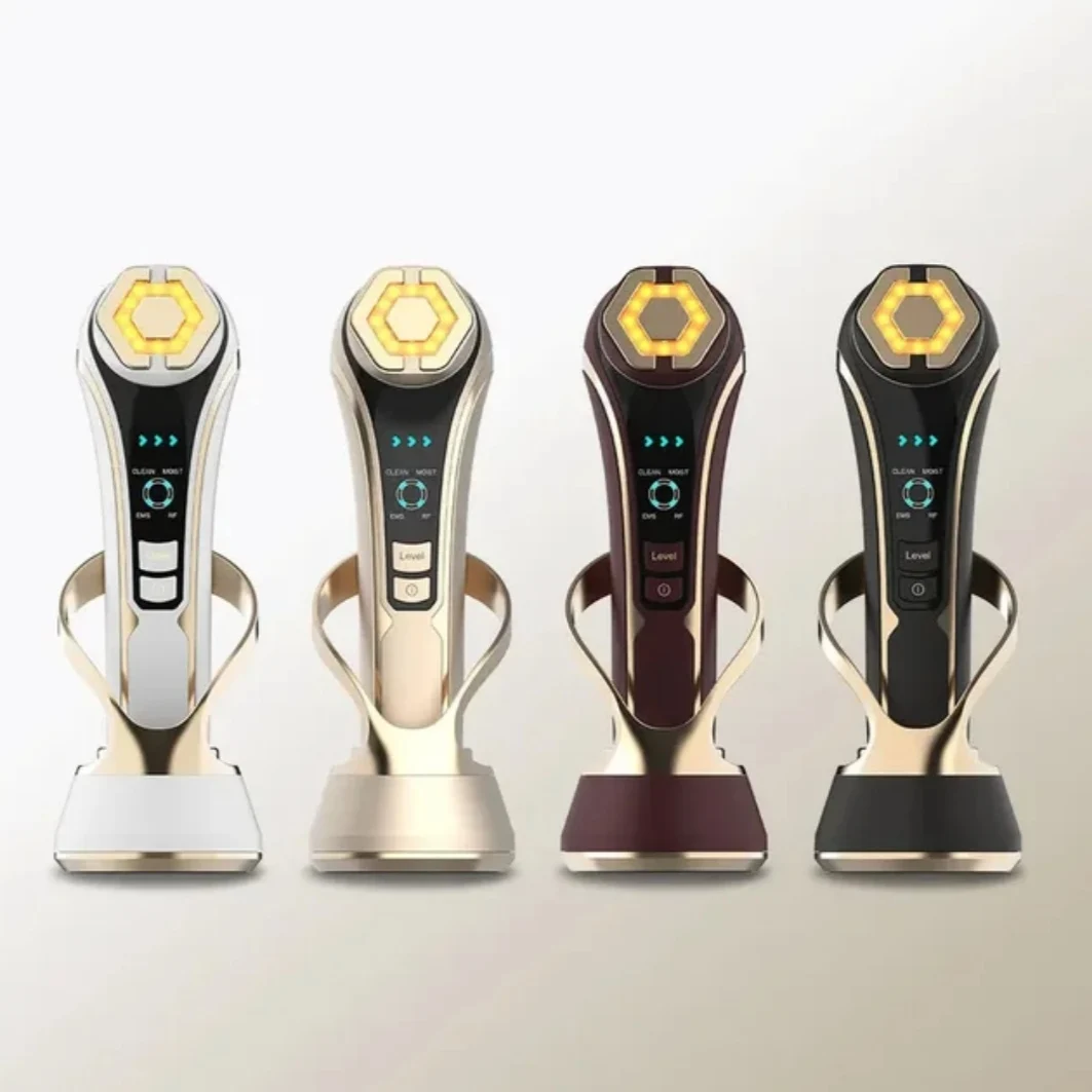 Facial Mesotherapy Electroporation LED Photon Skin Care Face Lifting Tighten Wrinkle Removal Eye Care RF Skin Tightening Machine