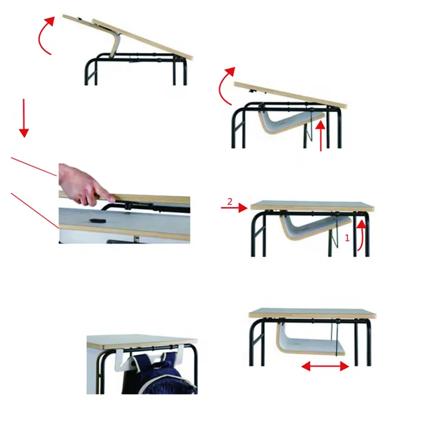 2019 Manufacturer school furniture study desk art table
