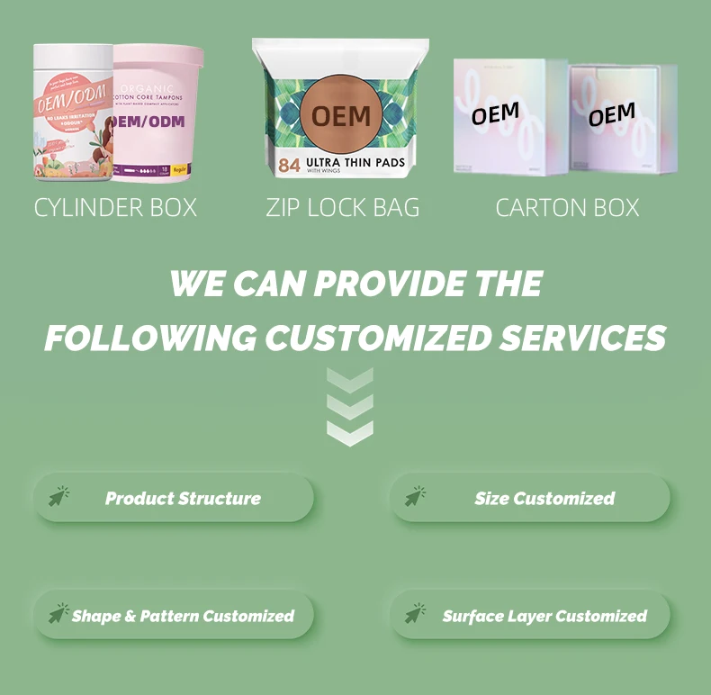 New arrived L/R/S/SP Tampons Feminine Hygiene Organic Cotton Tampon Period Applicator Tampons