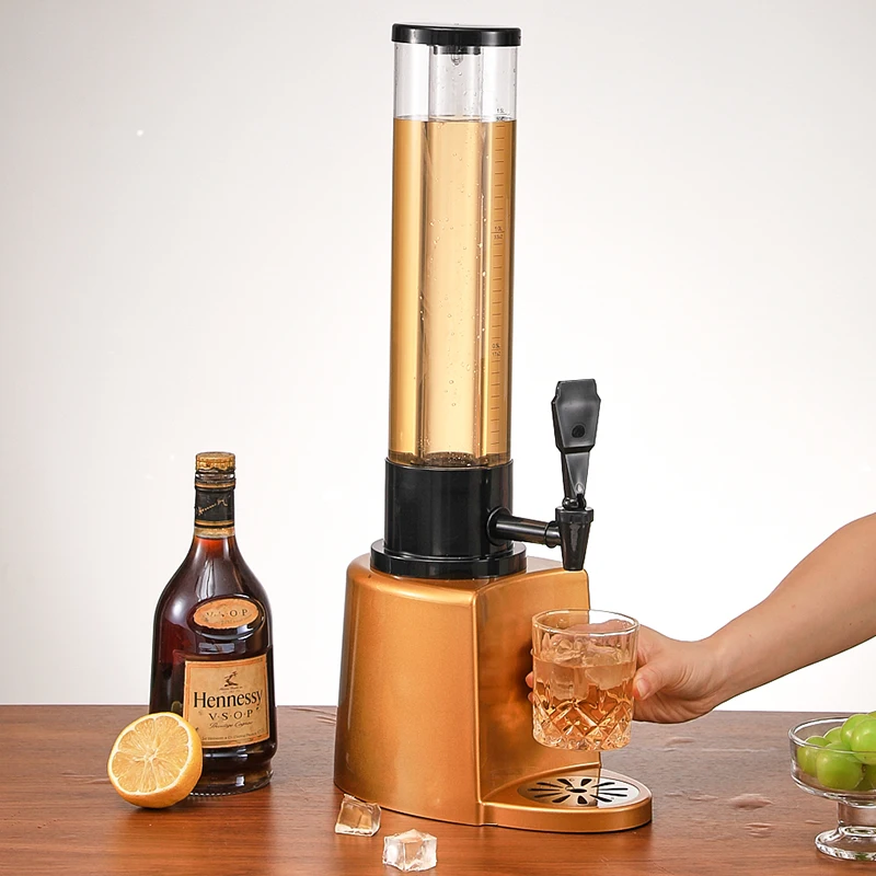 Wholesale KTV Beverage Parts Leo bar Beer Dispenser Keg Long 3L Tap BeerTower