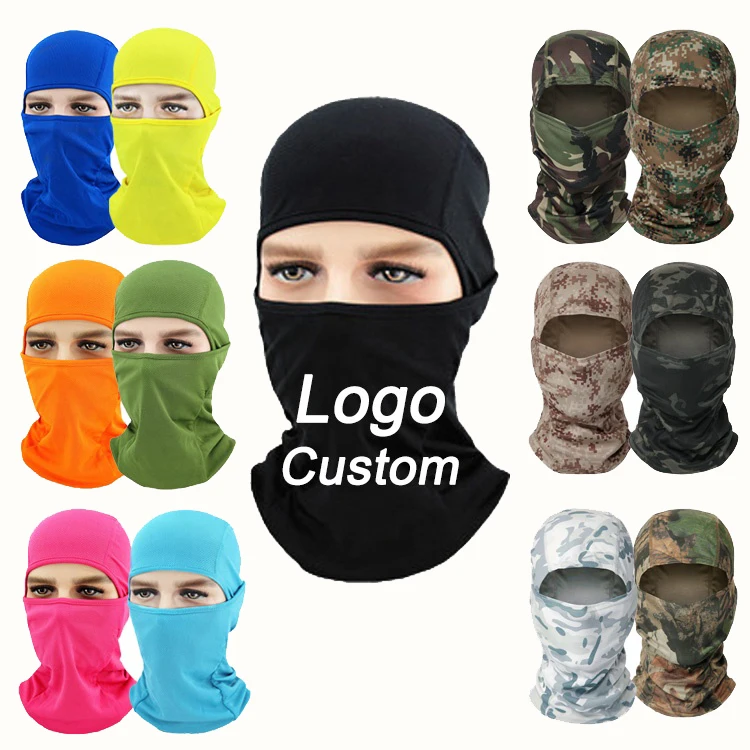 Printing Custom Ski Mask Balaclava Top Quality Motorcycle Polyester Silk Face Mask Fashion Balaclava