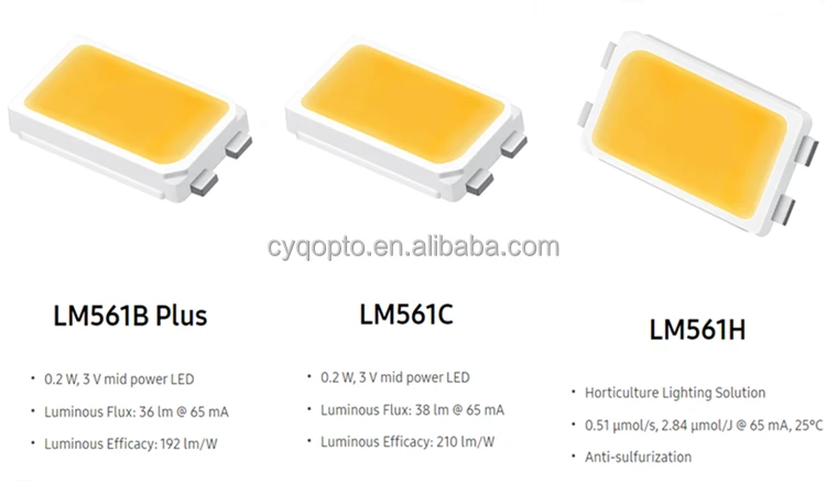 Оригинал Samsung LH351 серии 3535 SMD LED чип LH351H 730nm дальняя красная для садоводства осветительным решениям завода