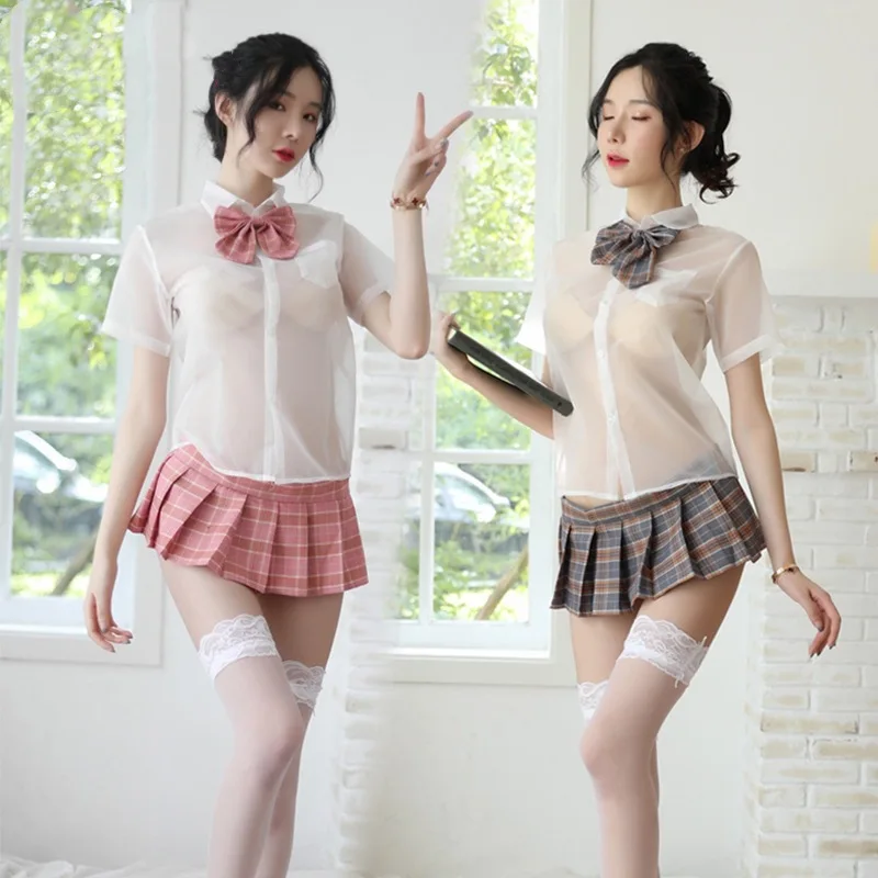 
Cute and charming sexy professional clothing transparent sexy underwear temptation sexy cosplay 