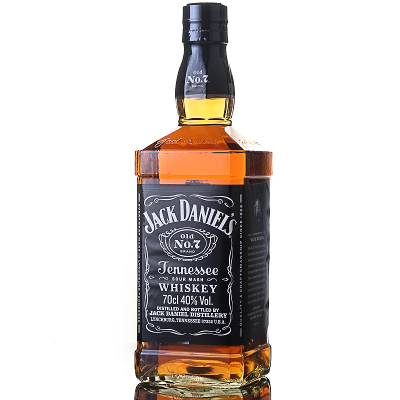 Low price High quality glass bottle deluxe Aromatic whisky Tennessee black label whisky