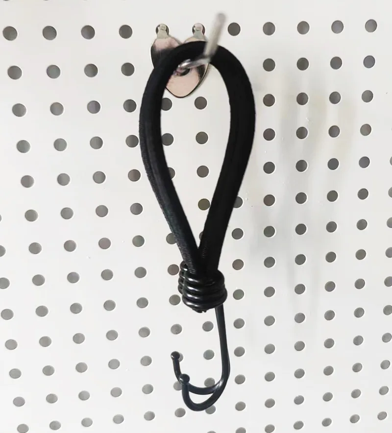 Factory Customized Multi-functional mini rope hook Elastic Rope Luggage Rope Mini Hook Fixed elastic small tie