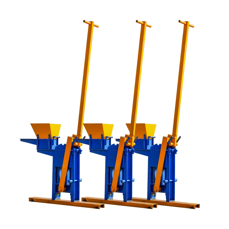 China prices qmr1-40 qmr2-40 soil cement block machinery interlocking paver brick moulding machinery for sale